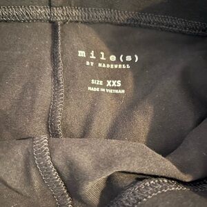 Madewell Black Mile(s) PANTS XXS NWOT